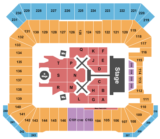 Protective Stadium Chris Brown Seating Chart